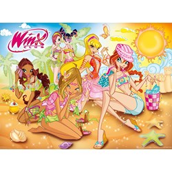 Ravensburger (12797) - "Winx, On the Beach" - 200 brikker puslespil