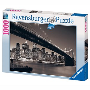 Ravensburger (15835) - "Brooklyn Bridge, Manhattan" - 1000 brikker puslespil