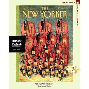 New York Puzzle Co (NPZNY1718) - "All About the Bass" - 500 brikker puslespil