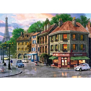 Trefl (65001) - Dominic Davison: "Gadestemning i Paris" - 6000 brikker puslespil