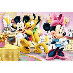 Trefl (15237) - "Mickey and Minnie with Pluto" - 160 brikker puslespil