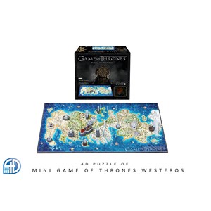 4D Cityscape (51001) - "4D Mini Game of Thrones: Westeros" - 350 brikker puslespil