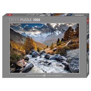 Heye (29712) - Alexander von Humboldt: "Mountain Stream" - 1000 brikker puslespil