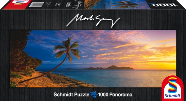 Schmidt Spiele (59288) - Mark Gray: "Tokoriki Island Sunset - Mamanuca Islands, Fiji" - 1000 brikker puslespil