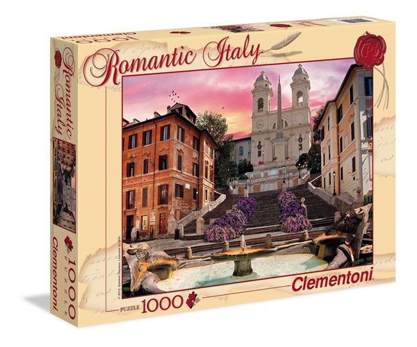 Clementoni (39219) - Dominic Davison: "Romantic Rome" - 1000 brikker puslespil