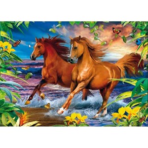 Clementoni (39222) - Howard Robinson: "Romantic Ride" - 1000 brikker puslespil