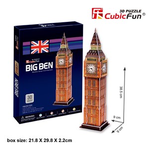 Cubic Fun (C703H) - "Big Ben" - 30 brikker puslespil
