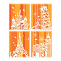 Pintoo (Q1039) - "Modern Architectures" - 192 brikker puslespil