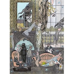 Pomegranate (AA442) - Edward Gorey: "Frawgge Mfrg. Co." - 1000 brikker puslespil