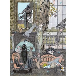Pomegranate (AA442) - Edward Gorey: "Frawgge Mfrg. Co." - 1000 brikker puslespil