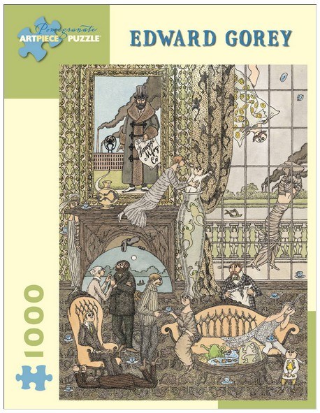 Pomegranate (AA442) - Edward Gorey: "Frawgge Mfrg. Co." - 1000 brikker puslespil