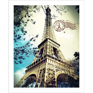 Pintoo (H1486) - "The Eiffel Tower" - 500 brikker puslespil