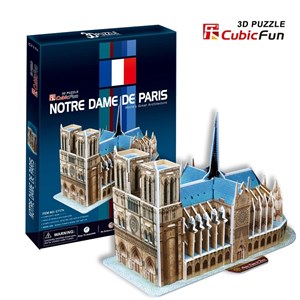Cubic Fun (C717H) - "Our Lady of Paris" - 40 brikker puslespil