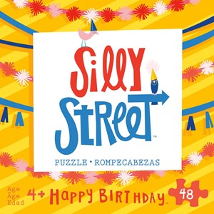 Buffalo Games (39605) - "Happy Birthday (Silly Street)" - 48 brikker puslespil