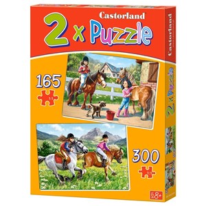 Castorland (B-021079) - "At horse" - 165 300 brikker puslespil