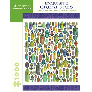 Pomegranate (AA286) - Christopher Marley: "Exquisite Creatures" - 1000 brikker puslespil