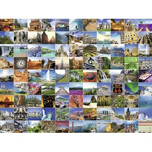 Ravensburger (16319) - "99 Beautiful Places of the World" - 1500 brikker puslespil