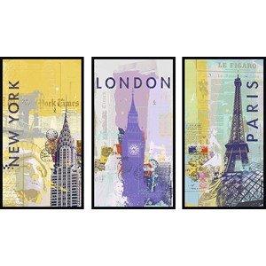 Ravensburger (16329) - "Travel around the world" - 500 brikker puslespil