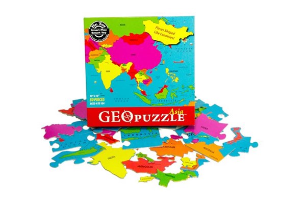Geo Toys (GEO 102) - "Asia" - 50 brikker puslespil