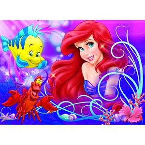 Nathan (86634) - "Ariel, pretty little Mermaid" - 60 brikker puslespil