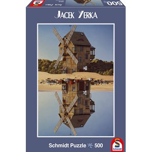 Schmidt Spiele (59510) - Jacek Yerka: "Reflection" - 500 brikker puslespil