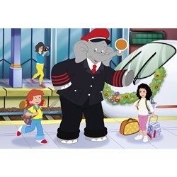 Schmidt Spiele (56502) - "Benjamin Blümchen" - 26 48 brikker puslespil