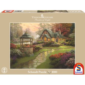 Schmidt Spiele (58463) - Thomas Kinkade: "Home to the well" - 1000 brikker puslespil