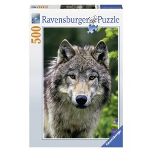 Ravensburger (14354) - "Wolf Portrait" - 500 brikker puslespil