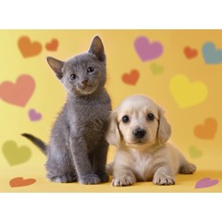 Ravensburger (12728) - "Inseparable friends" - 200 brikker puslespil