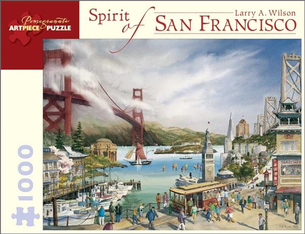 Pomegranate (AA677) - Larry A. Wilson: "Spirit of San Francisco" - 1000 brikker puslespil