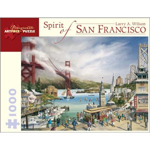 Pomegranate (AA677) - Larry A. Wilson: "Spirit of San Francisco" - 1000 brikker puslespil