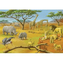 Ravensburger (08891) - "Savannah" - 24 brikker puslespil