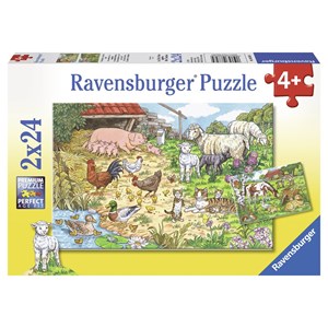 Ravensburger (08858) - "Farm animals" - 24 brikker puslespil