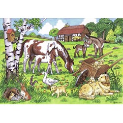 Ravensburger (08858) - "Farm animals" - 24 brikker puslespil