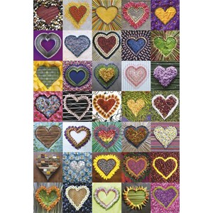 Educa (15967) - "Madalene's Hearts" - 500 brikker puslespil