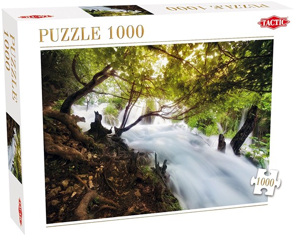 Tactic (40901) - "Waterfall in Forest" - 1000 brikker puslespil