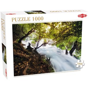 Tactic (40901) - "Waterfall in Forest" - 1000 brikker puslespil