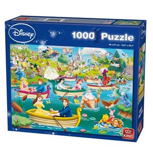 King International (05260) - "Disney, Fun on The Water" - 1000 brikker puslespil