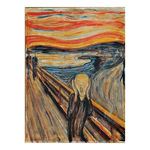 Clementoni (30505) - Edvard Munch: "The Scream" - 500 brikker puslespil