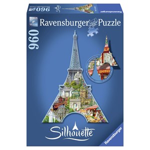 Ravensburger (16152) - "Eiffel Tower" - 960 brikker puslespil