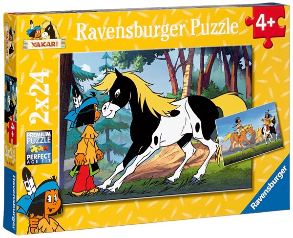 Ravensburger (08869) - "Yakari And Little Thunder" - 24 brikker puslespil