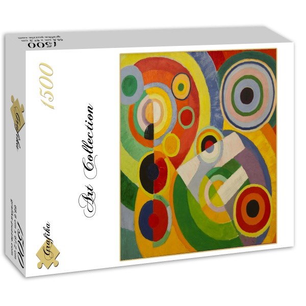 Grafika (00319) - Robert Delaunay: "Rythme, Joie de Vivre, 1930" - 1500 brikker puslespil