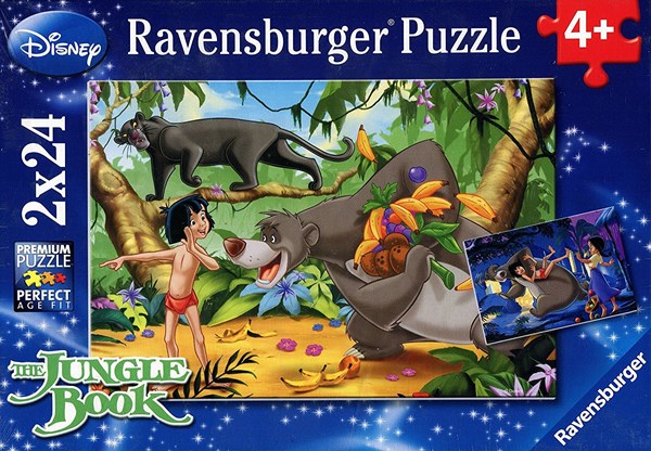 Ravensburger (08894) - "Jungle book" - 24 brikker puslespil