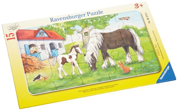 Ravensburger (06375) - "Horses" - 15 brikker puslespil