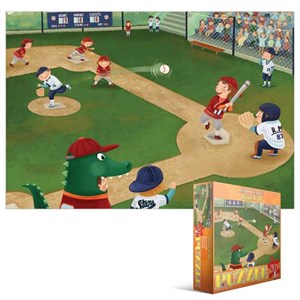 Eurographics (6060-0484) - "Junior League Baseball" - 60 brikker puslespil