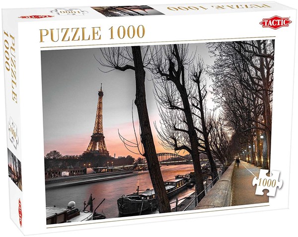 Tactic (52840) - "Paris and the Eiffel Tower" - 1000 brikker puslespil