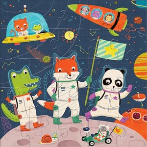 Chronicle Books / Galison - "Space Explorers" - 25 brikker puslespil