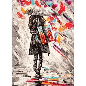 Art Puzzle (4165) - "Art Critic" - 500 brikker puslespil