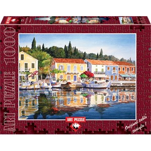 Art Puzzle (4412) - "Greece, Fiscardo" - 1000 brikker puslespil