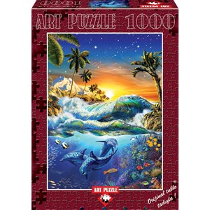Art Puzzle (4428) - "Hawaiian Dawn" - 1000 brikker puslespil